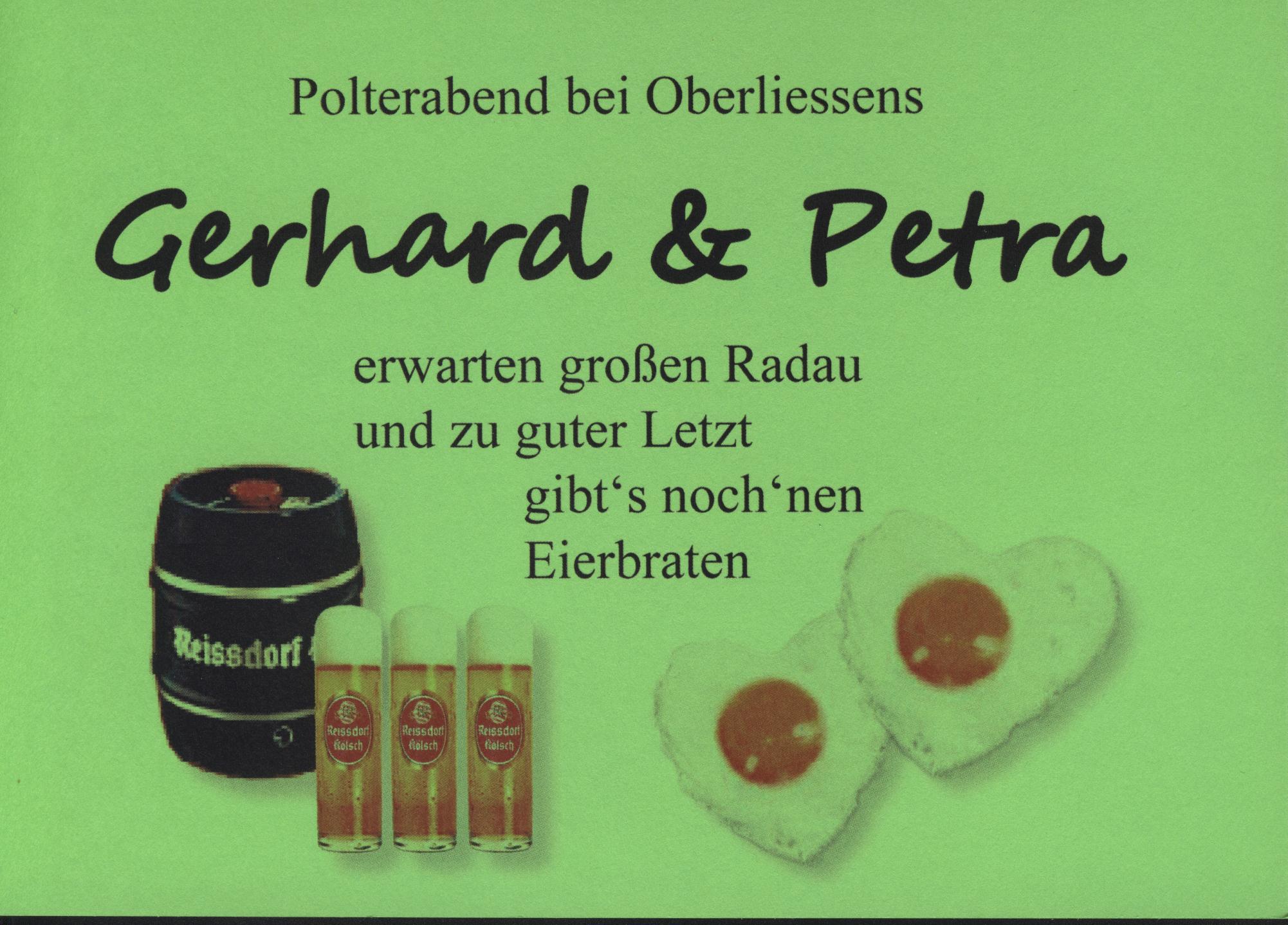 Polterabend Gerhard & Petra 001