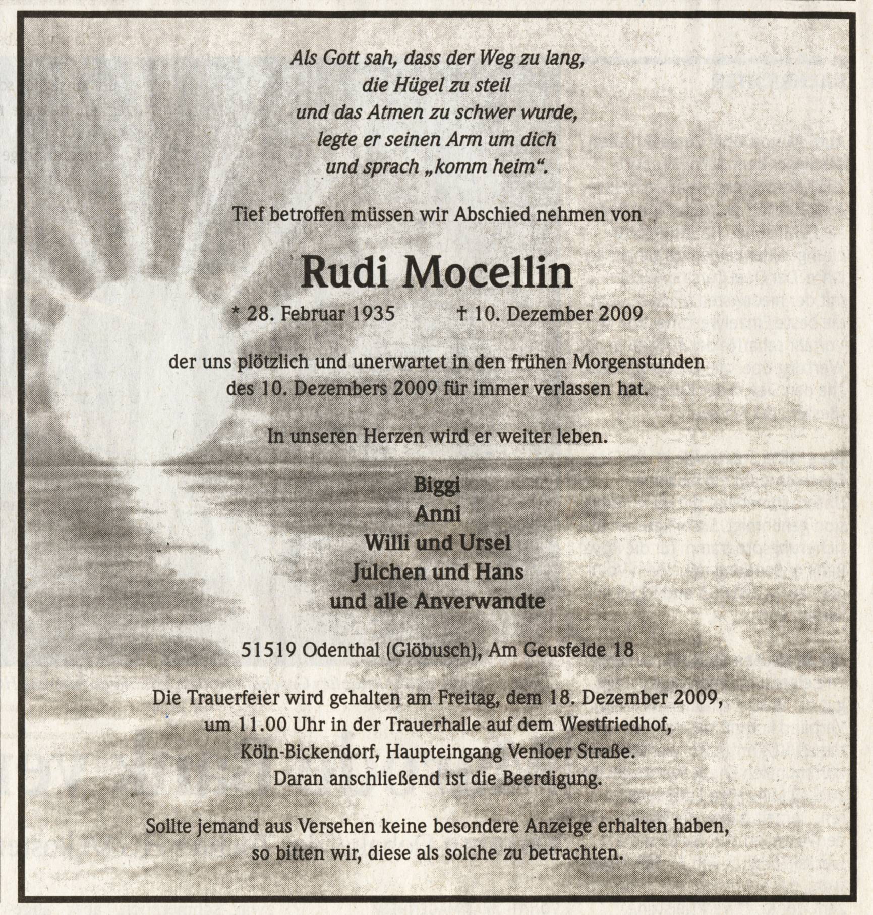Todesanzeige_Rudi Mocellin
