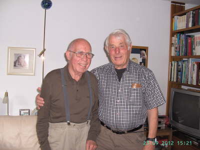 Sonntag, 23.09.2012. Besuch von Hans Busche in seiner Wohnung in K�ln-Merheim.