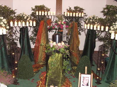 Donnerstag, 25.09.08. Beerdigung von Ferdinand L�hers auf dem Immenkeppeler Friedhof.