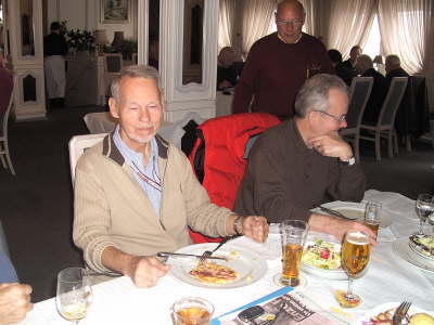 Donnerstag, 30.10.08. Treffen im 'Haus Pohle' mit Lotsi Hidveghy.
